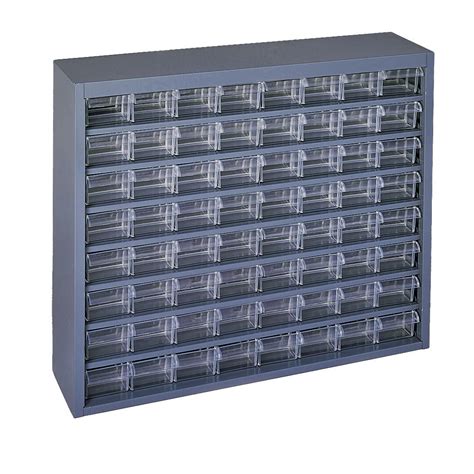 Small Parts Organizer with Triangle Drawers .